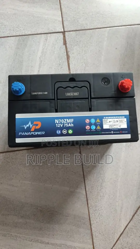 N70ZMF 75Ah Panapower 12V Maintenance Free Car Battery