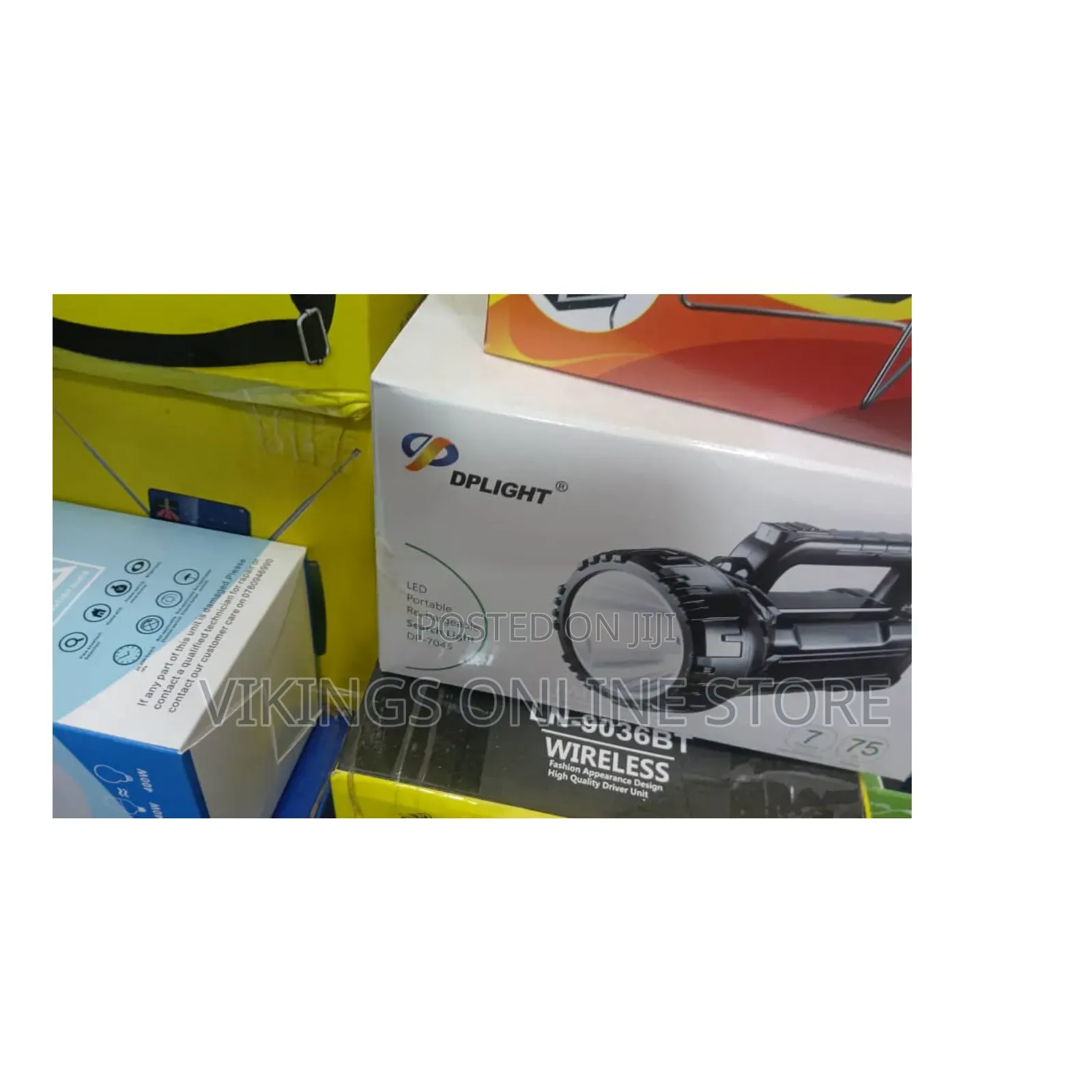75W Portable Rechargeable LED Searchlight