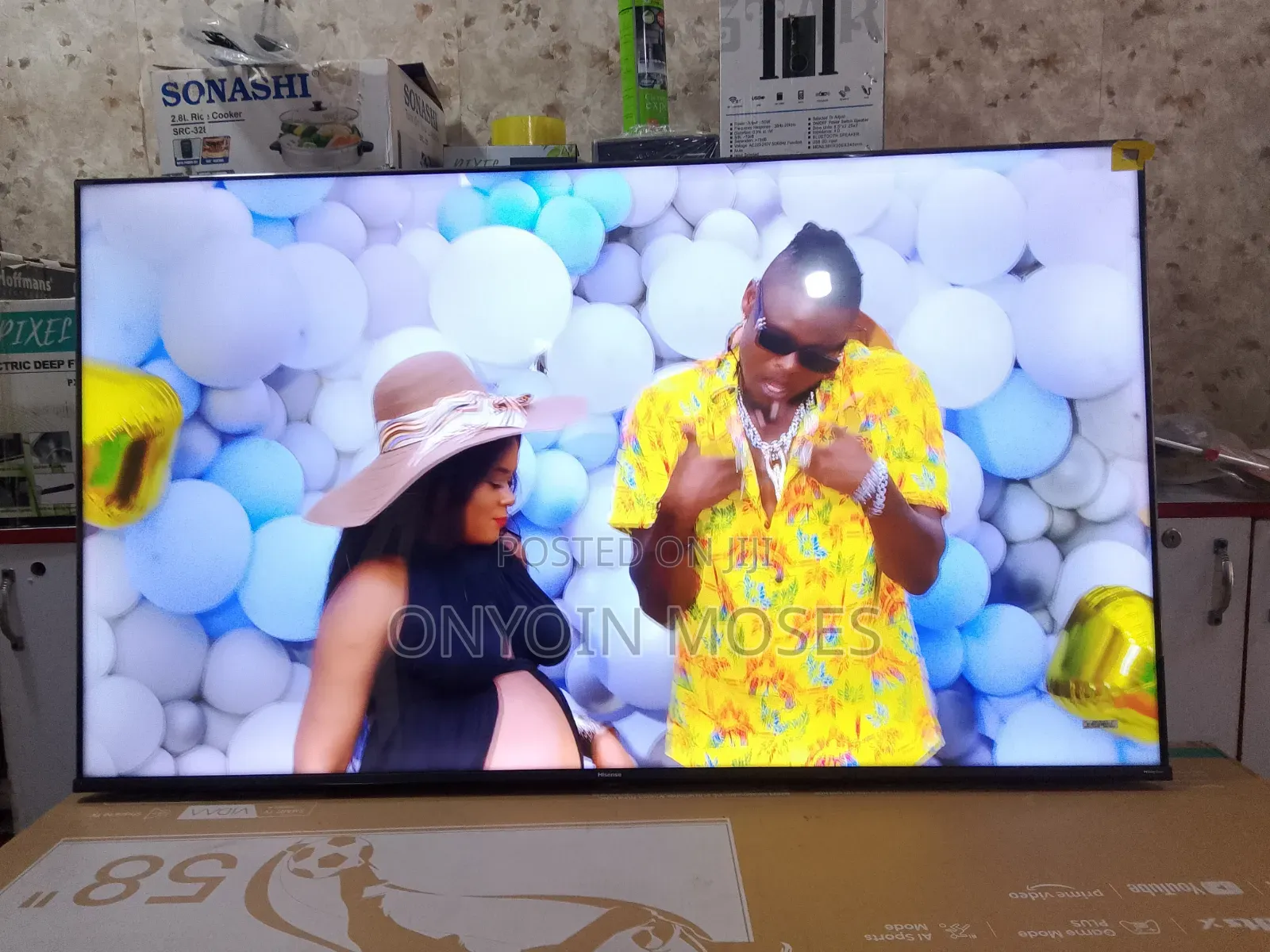 58 Inches New HISENSE UHD Smart TV