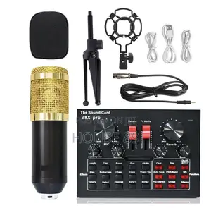 V8K Live Sound Card and BM-800 Condenser Microphone Bundle