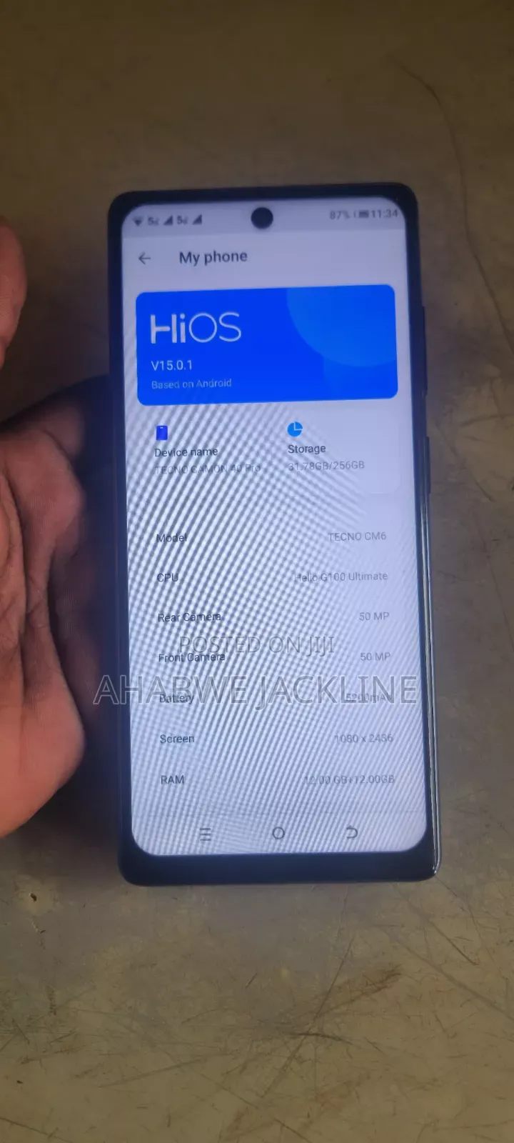 Tecno Camon 40 Pro 5G 256 GB Black
