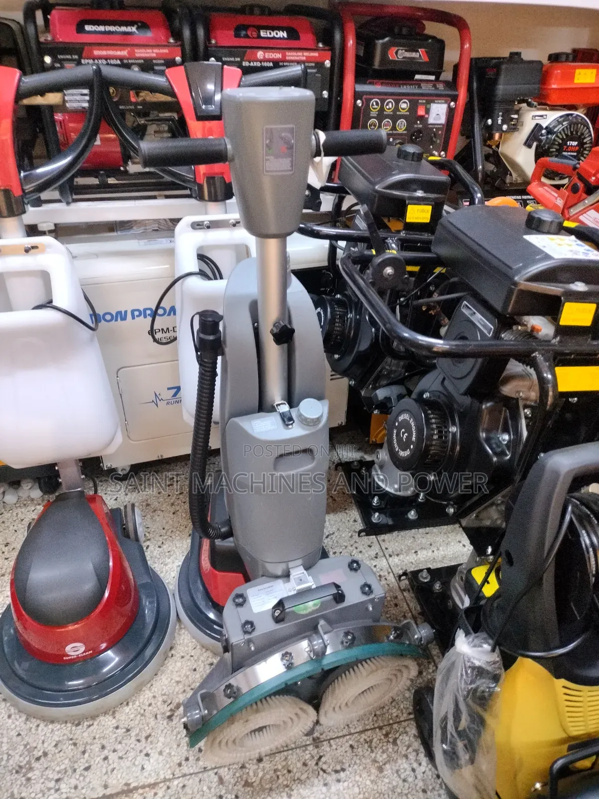 Floor Scrubber Heavy Duty Double