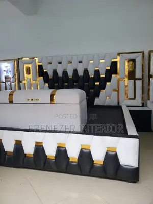 Black and White Bed