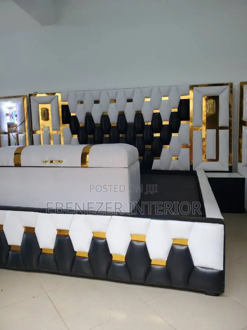 Black and White Bed