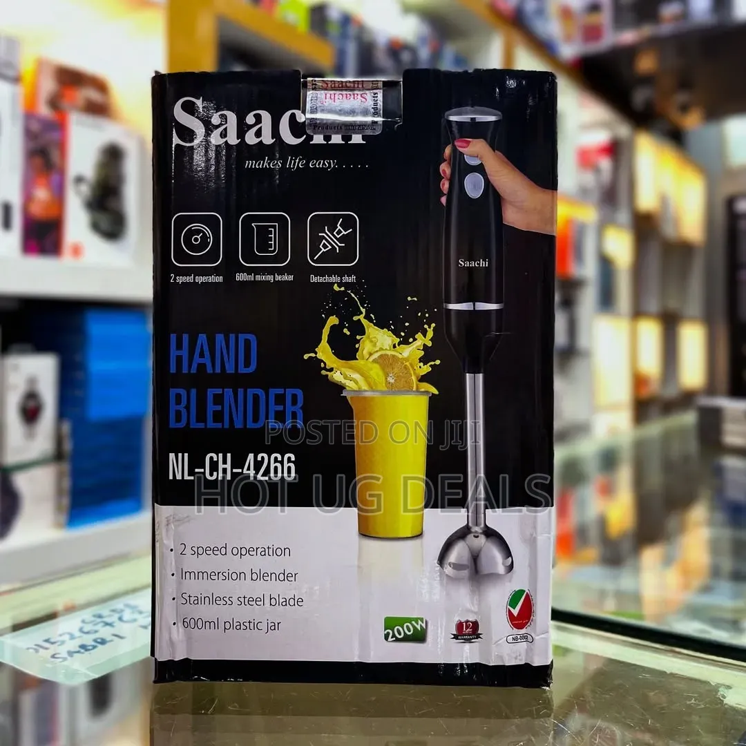 Saachi NL-CH-4266 Electric Hand Blender – Stainless Steel Blades