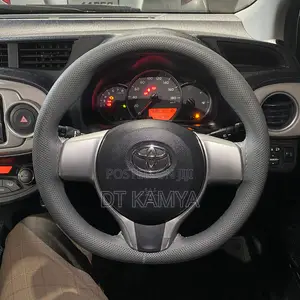 Stitch Steering Covers Plain Black Durable Good Leather Universal