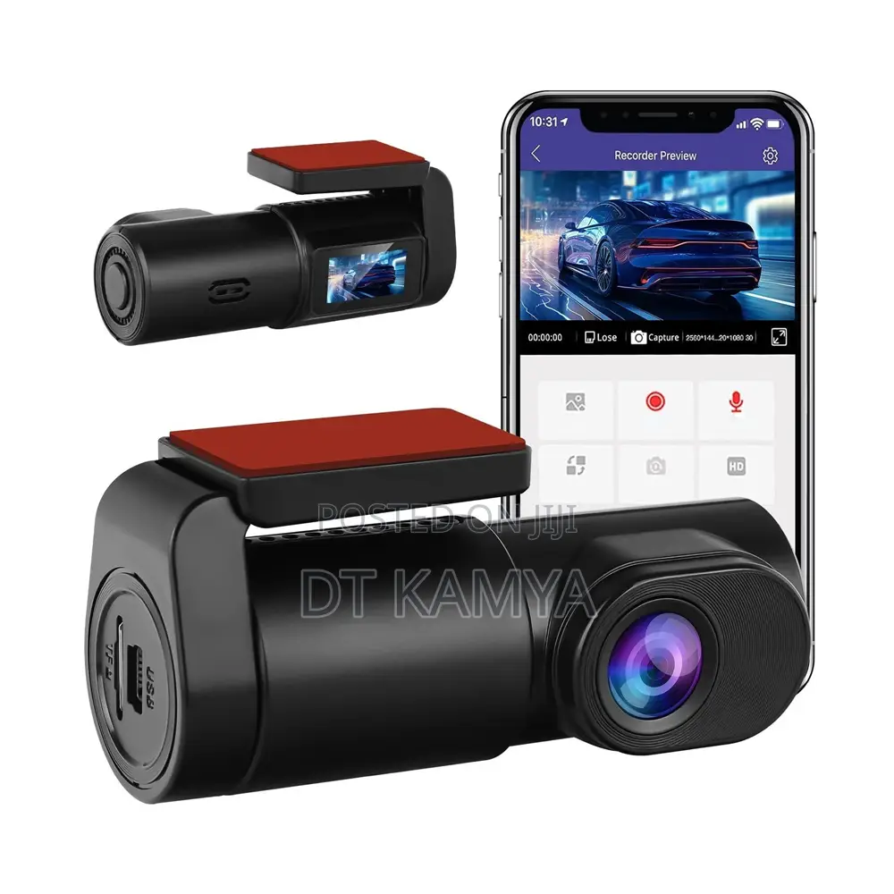 Universal 1080p Driving Recorder Dashcam With WiFi Screen - USB C