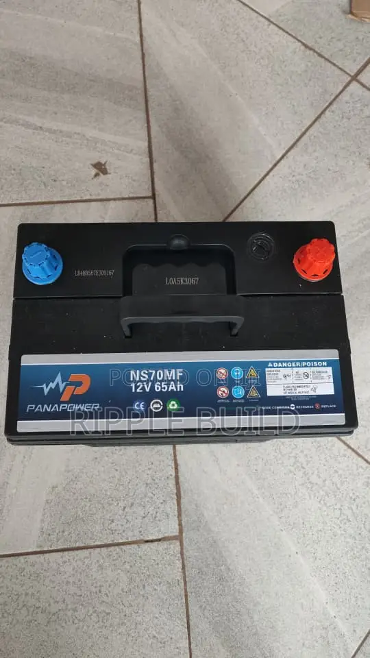 65Ah Panapower NS70MF 12V Maintenance Free Car Battery