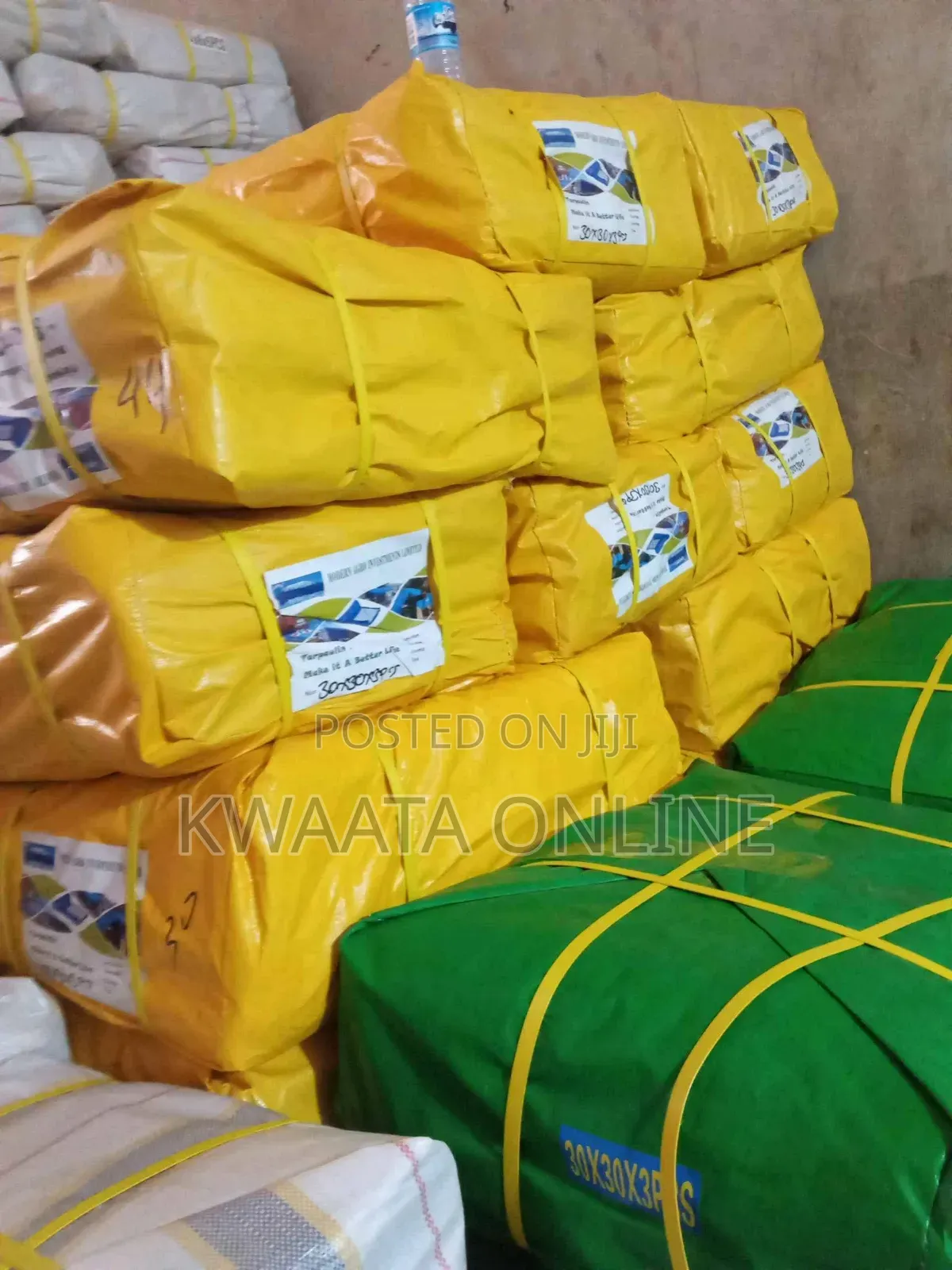 10x11m, AllCover Waterproof Tarpaulin Sheet Heavy Duty Tirpal/Tadpatri