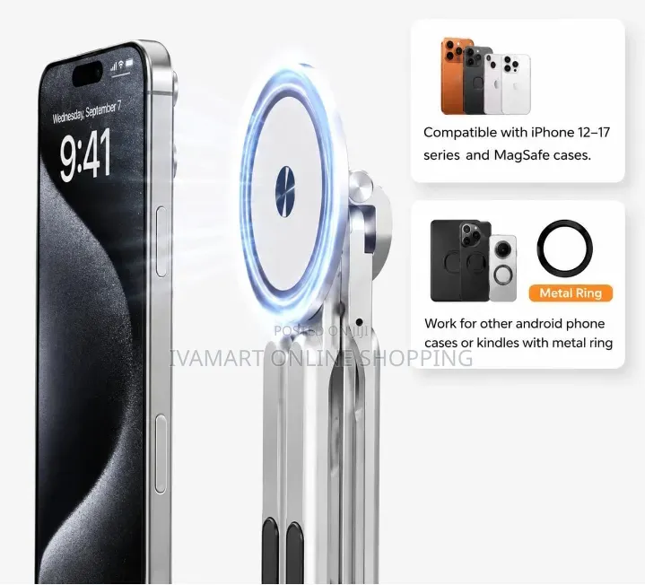 Portable Multi-Functional Mobile Phone / Laptop Holder – Foldable