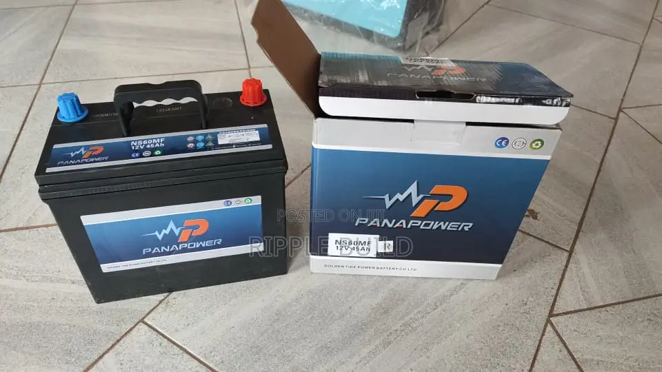 NS60MF 45Ah Panapower 12V Maintenance Free Car Battery