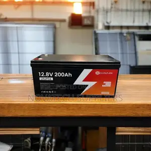 SUNARK 12.8V 200Ah LiFePO4 Lithium Battery | 2.56kWh