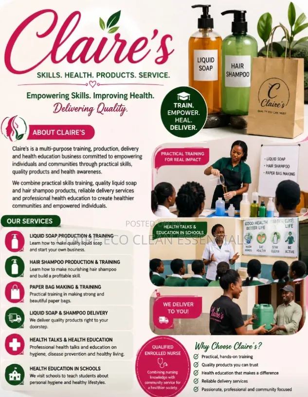Liquid Soap Training and Sale Plus Paper Bag Training