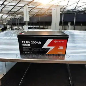 Premium SUNARK 12.8V 200Ah LiFePO4 Solar Battery | 2.56kWh Capacity