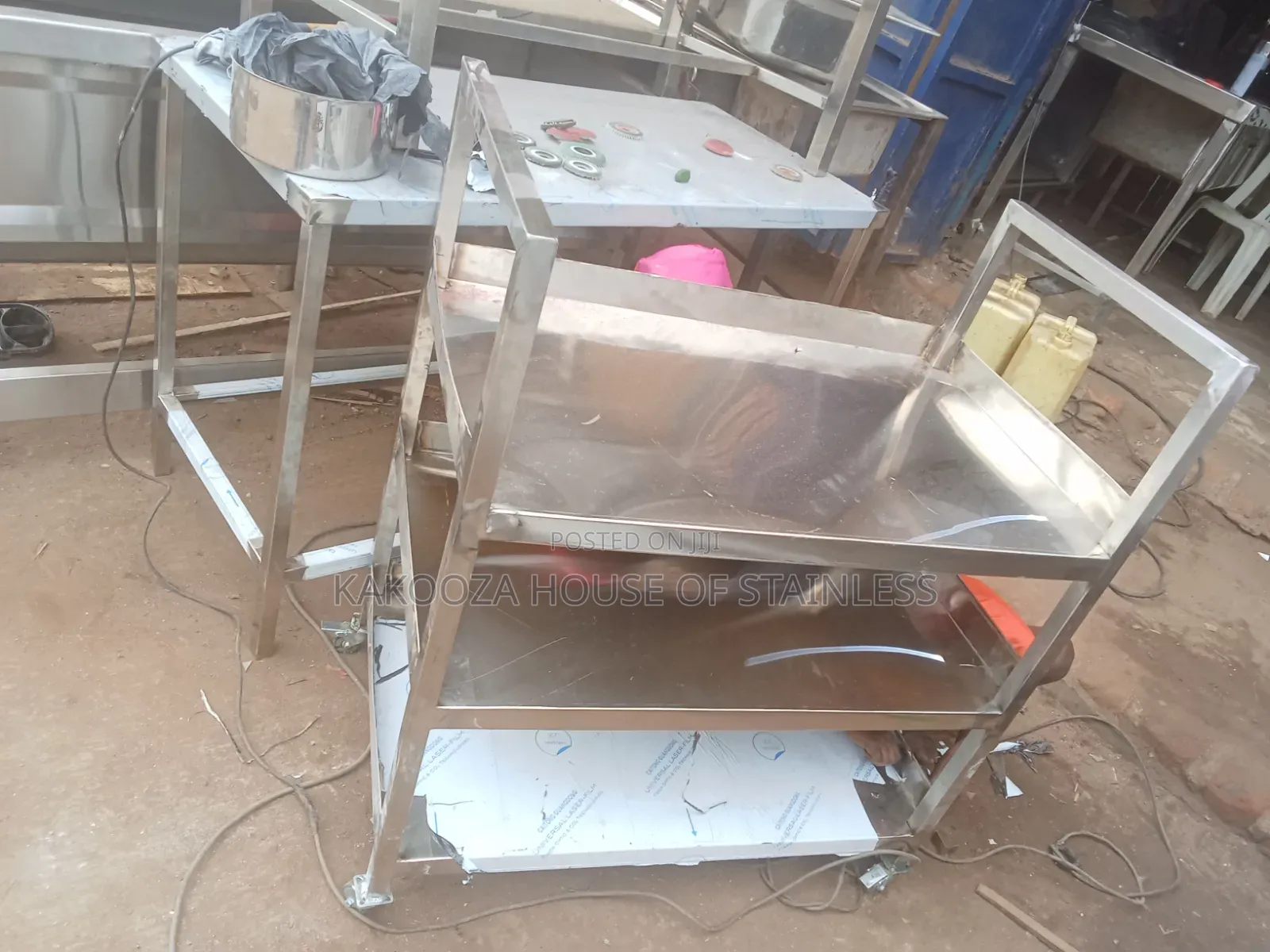 Stainless Trolley 3 Shelves