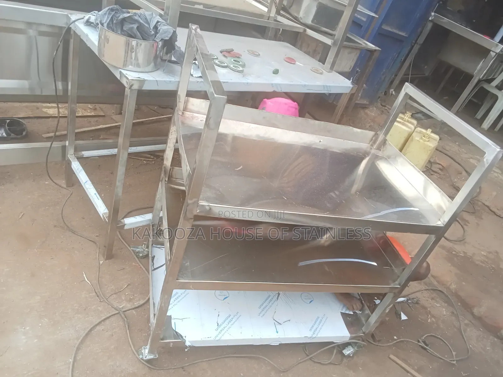 Stainless Trolley 3 Shelves