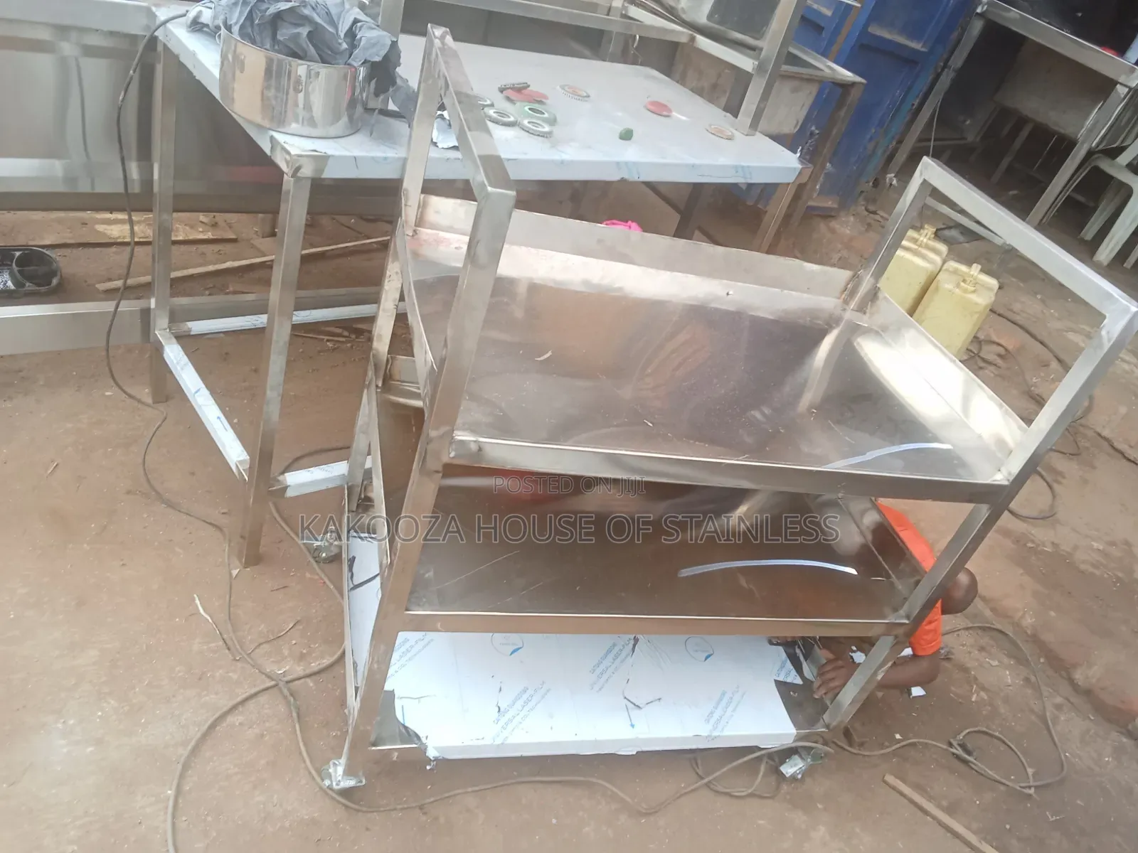 Stainless Trolley 3 Shelves