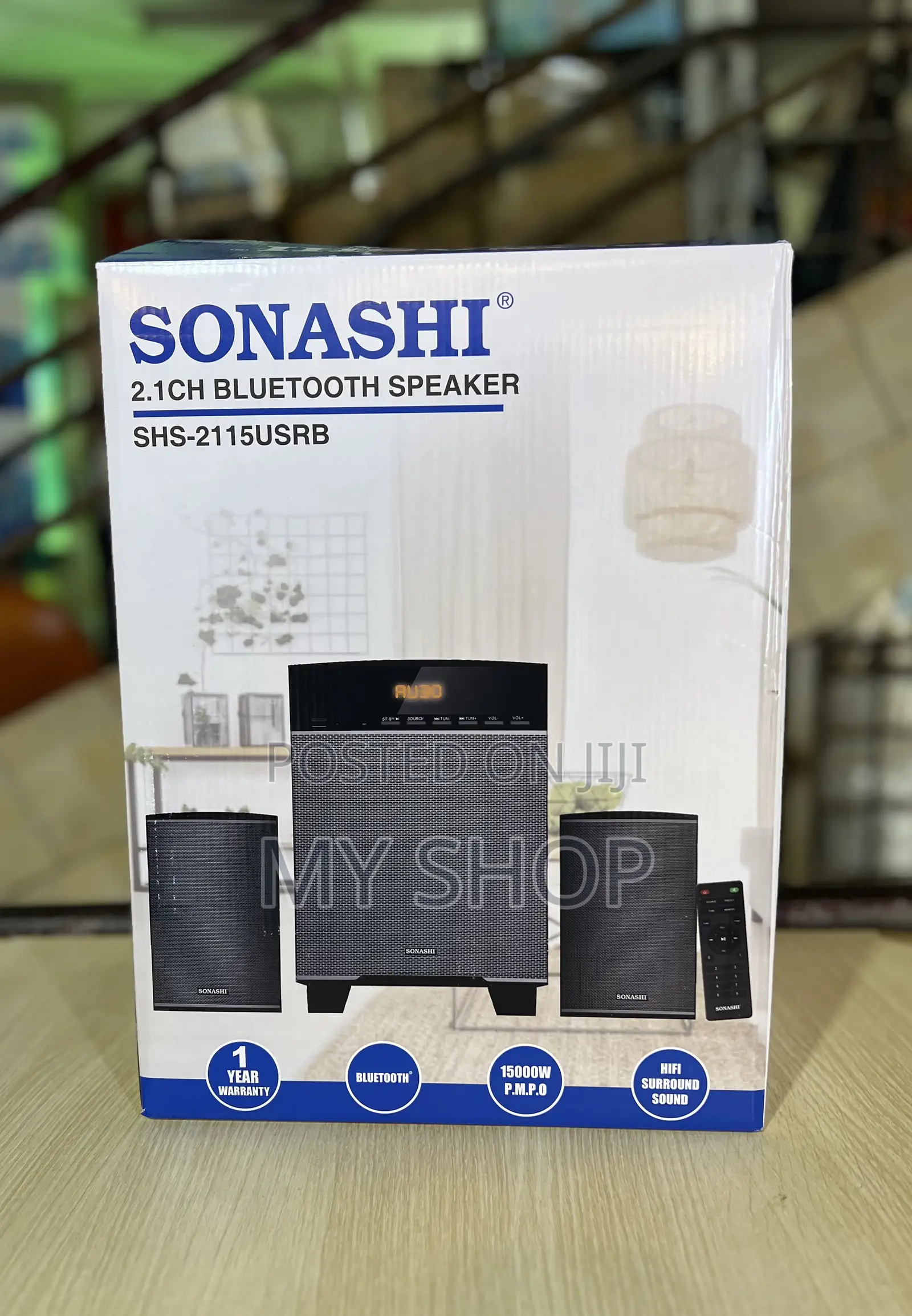 Original Woofer System Speaker -Bluetooth + Remote + Warranty