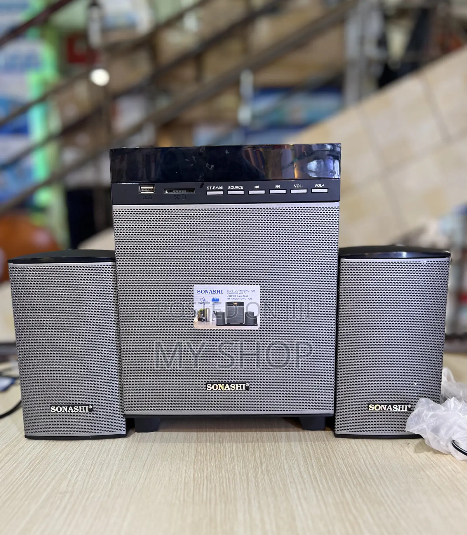 Original Woofer System Speaker -Bluetooth + Remote + Warranty