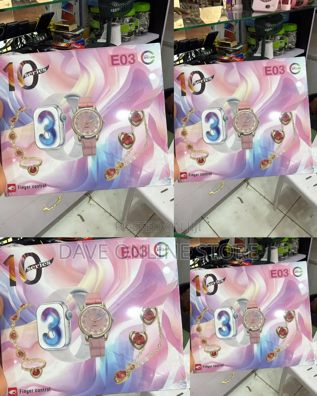 E03 Smartwatch and Jewelry Set
