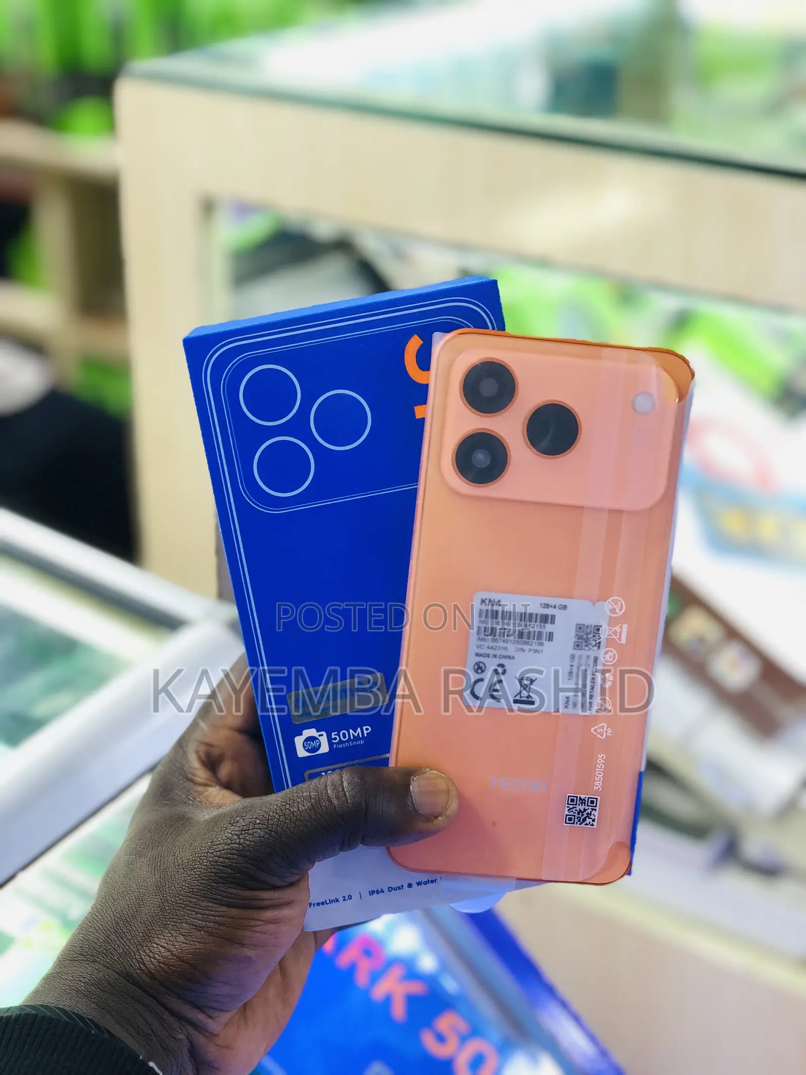 New Tecno Spark 50 128 GB Orange
