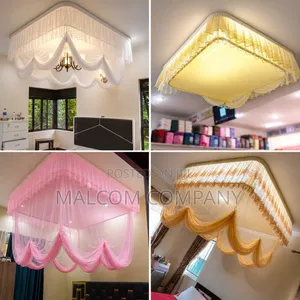 Rise and Drop Ceiling Mounted Mosquito Net