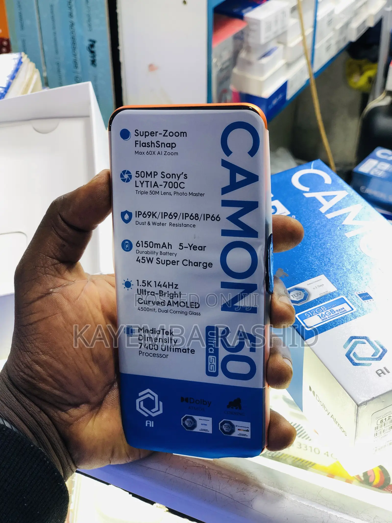 New Tecno Camon 50 Ultra 512 GB Orange