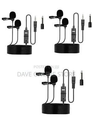BOYA BY-M1DM Dual Lavalier Microphone.