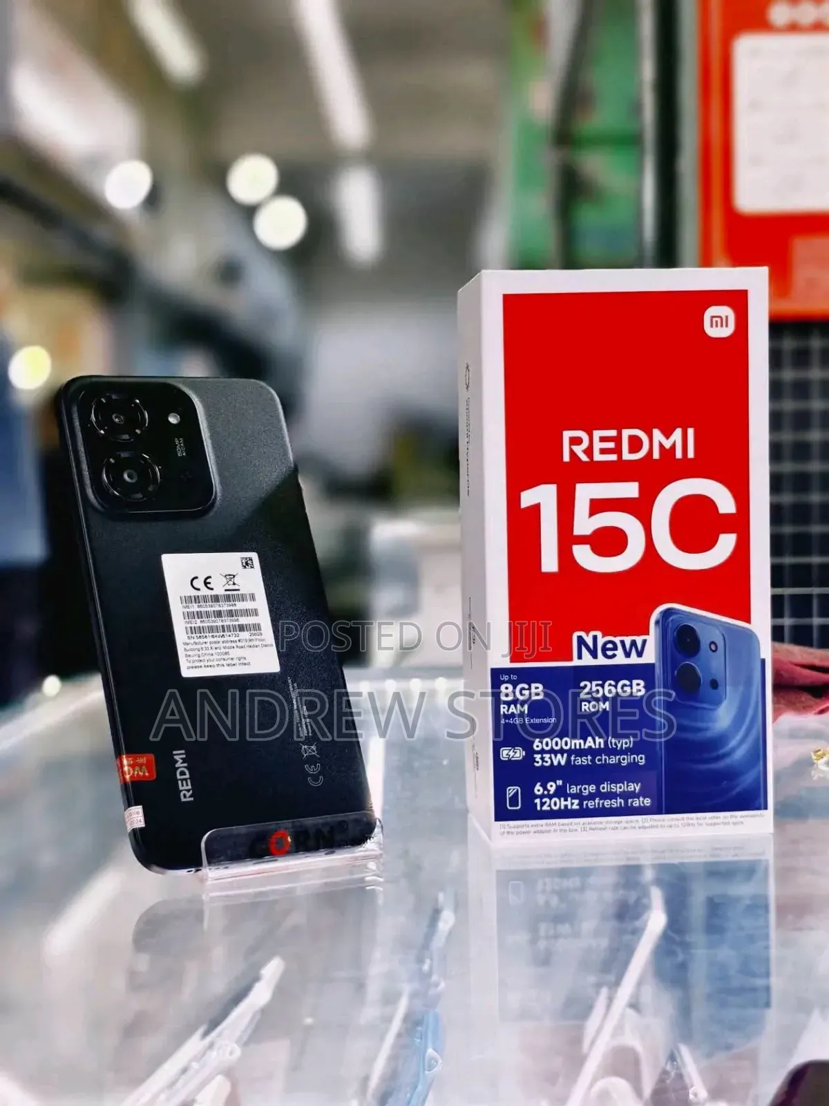 New Xiaomi Redmi 15C 4G 256 GB Black