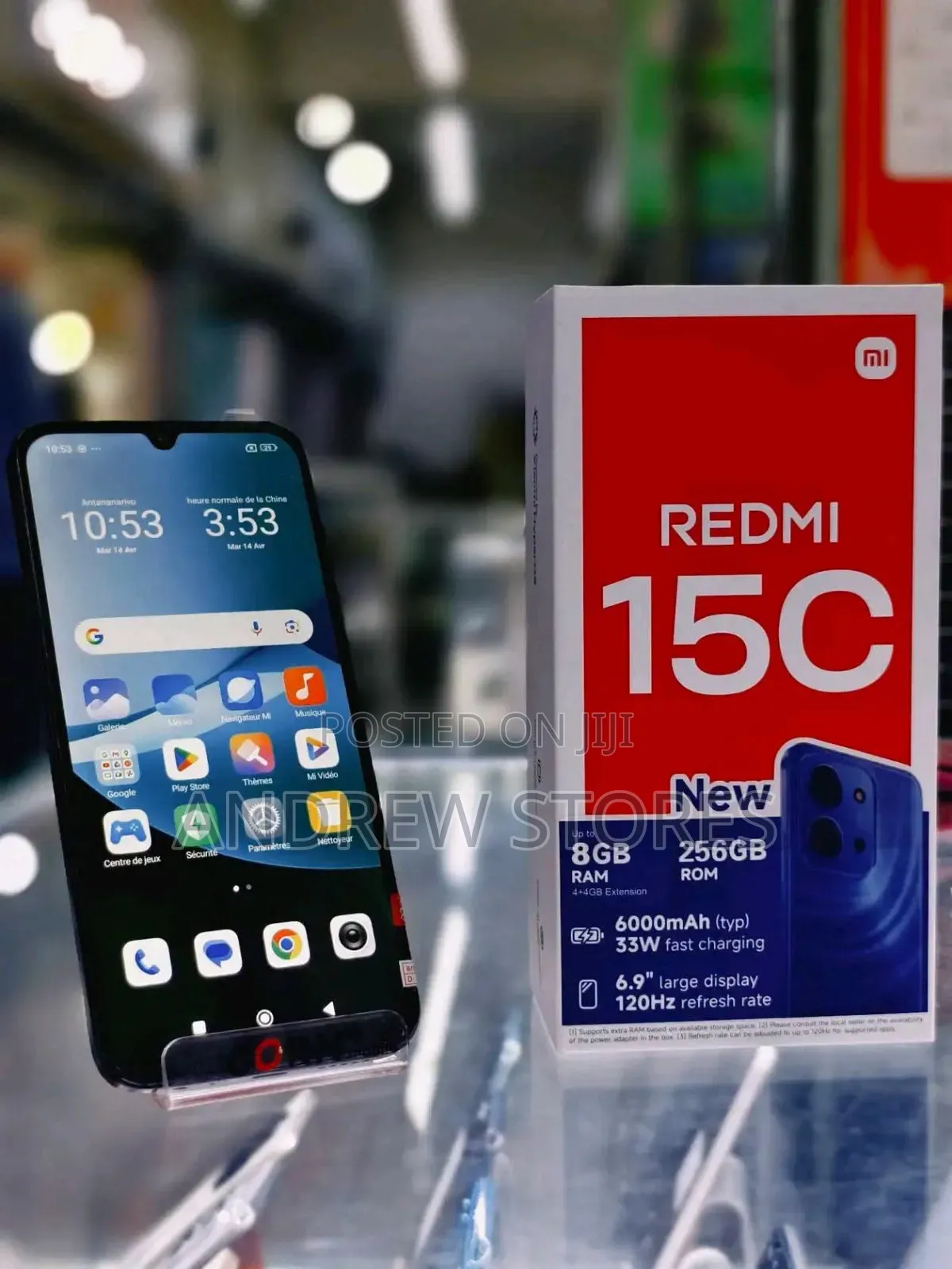 New Xiaomi Redmi 15C 4G 256 GB Black