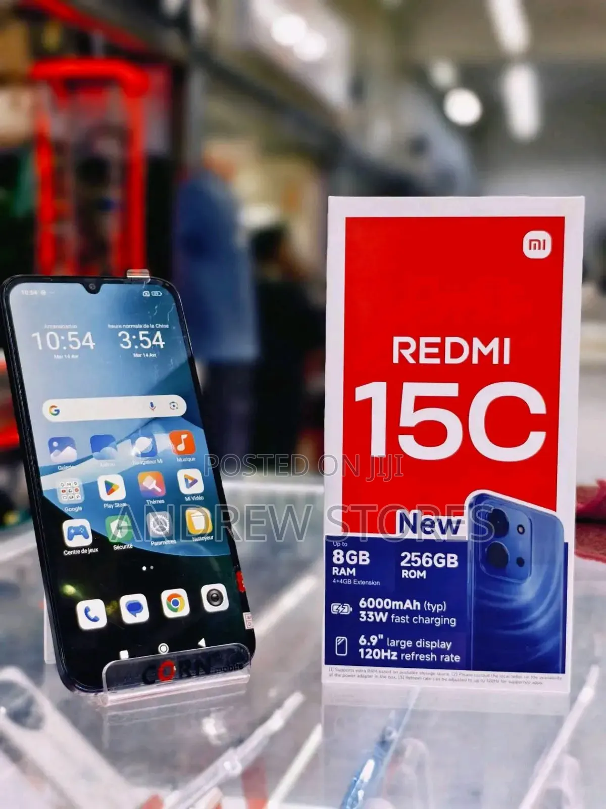 New Xiaomi Redmi 15C 4G 256 GB Black