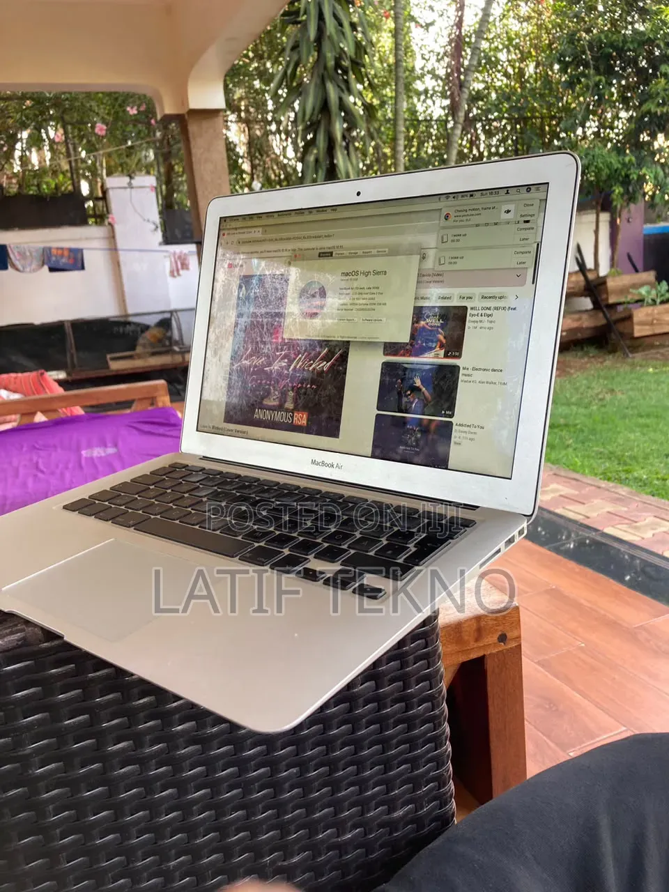 Laptop Apple MacBook Air 4GB Intel Core i3 SSD 256GB
