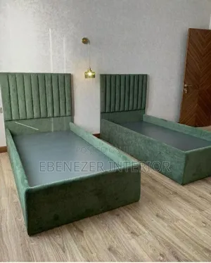 Green Twin Beds