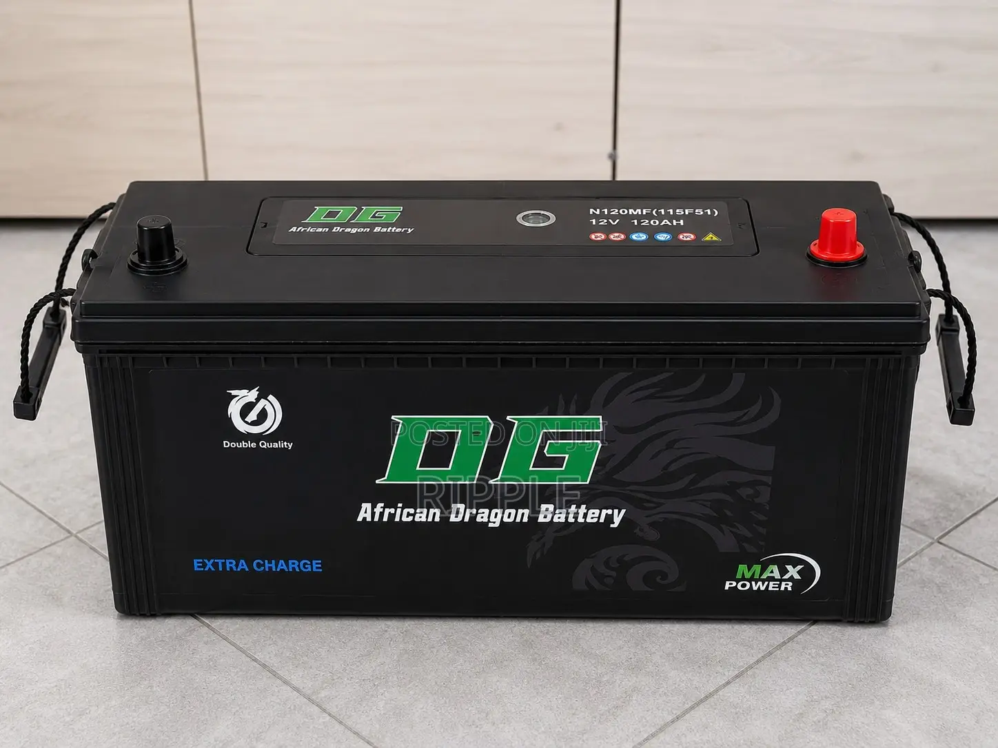 120Ah DG African Dragon N120 Maintenance Free Car Battery 12V