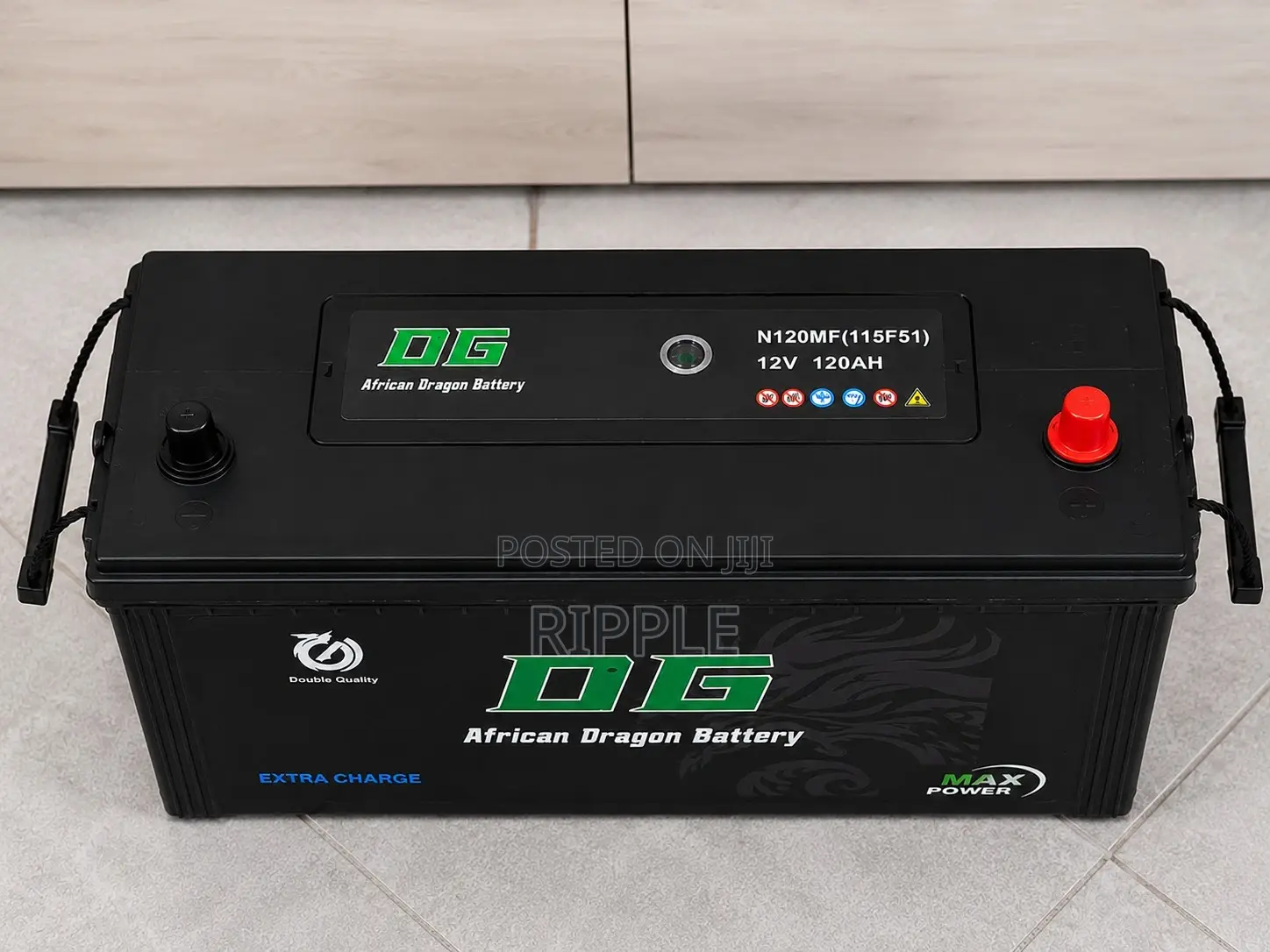 120Ah DG African Dragon N120 Maintenance Free Car Battery 12V