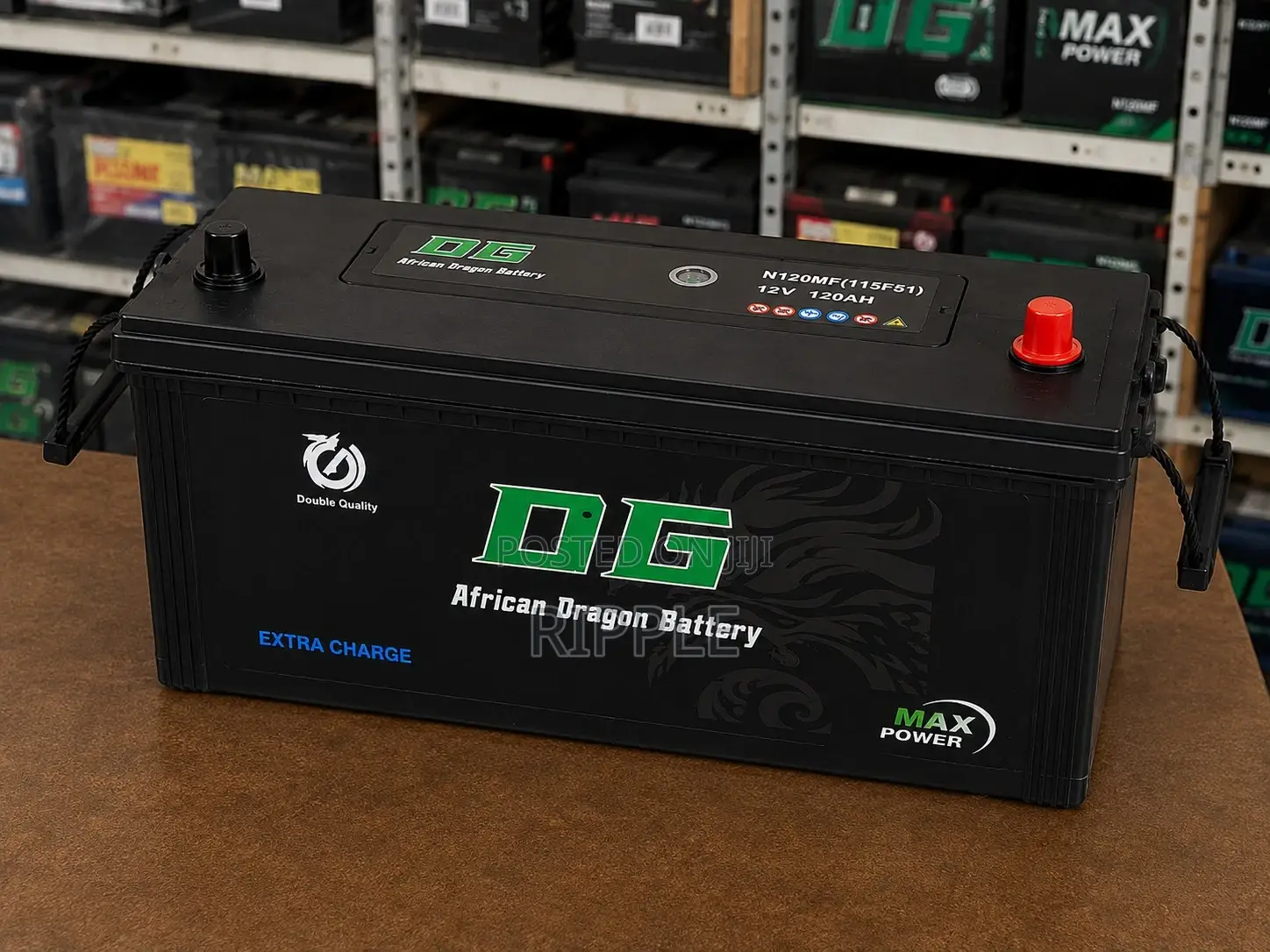 120Ah DG African Dragon N120 Maintenance Free Car Battery 12V