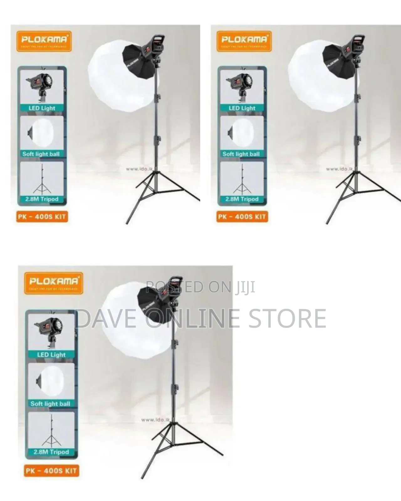 Plokama PK-400S Video Light Kit