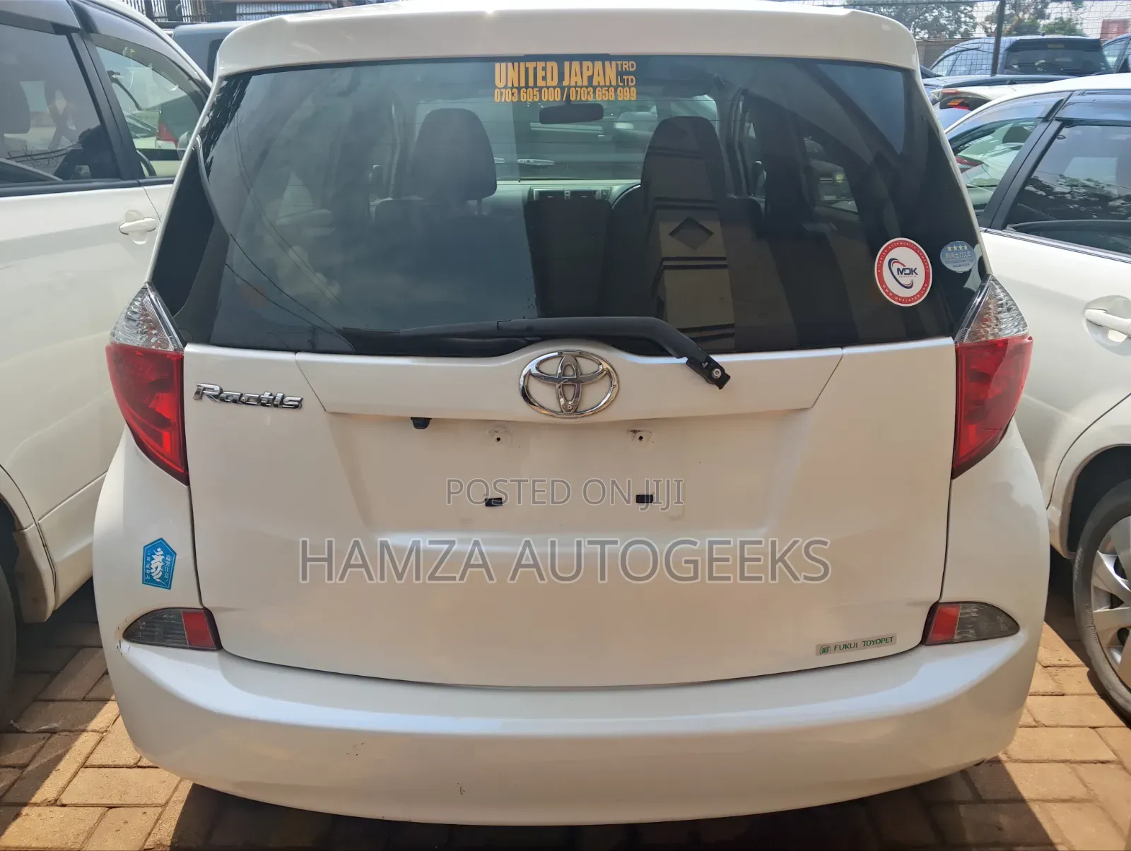 Toyota Ractis 2013 White