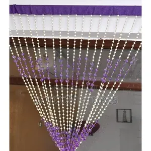 1Metre Standard Marble-Pattern Saloon Restaurant Door Curtain