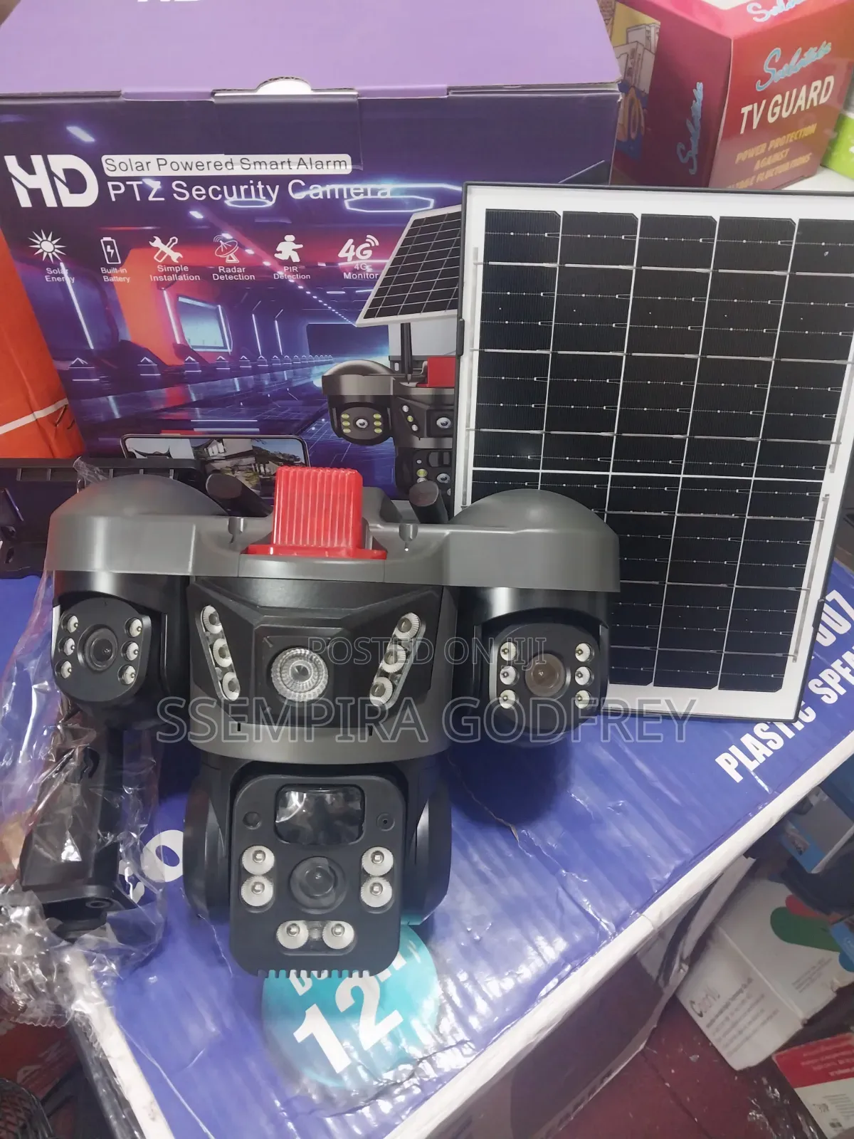 Solar Camera With Solar Light