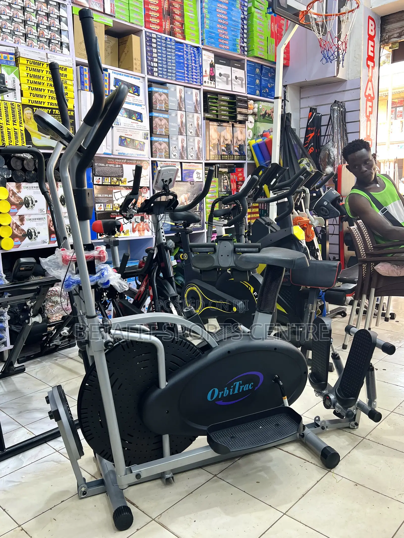 Elliptical Exercise Cross-Trainer Bike