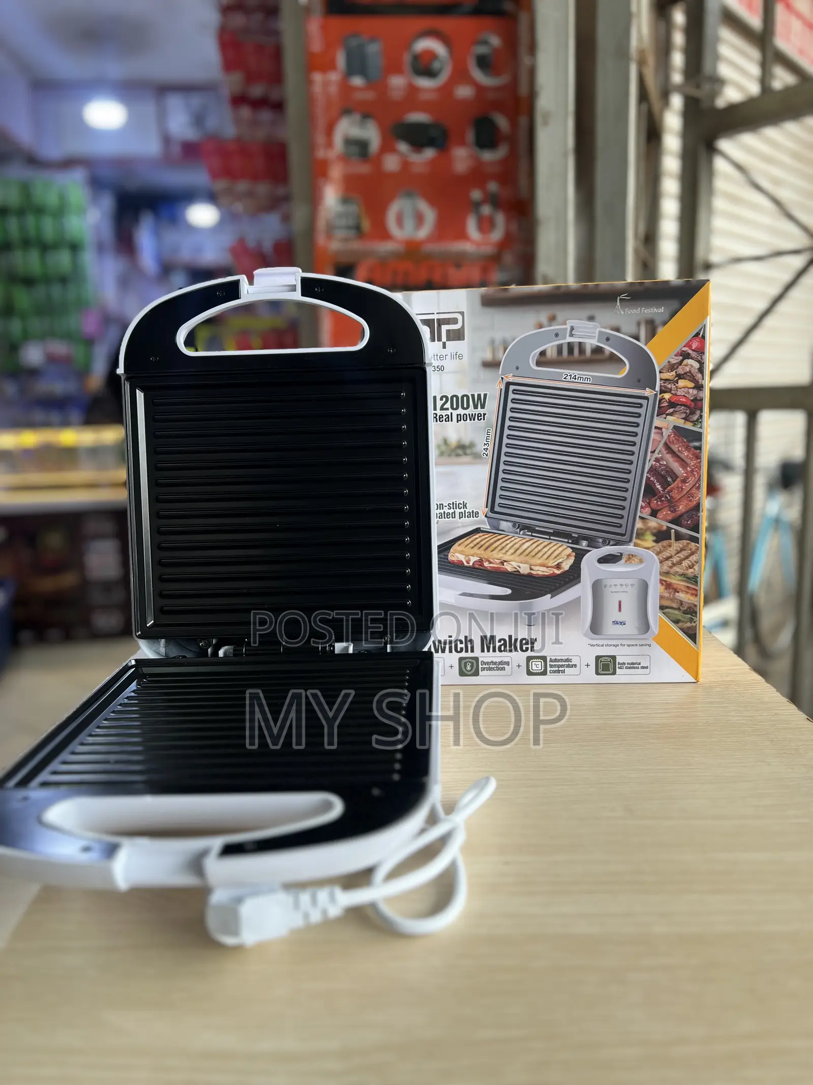 Panini Press Machine - Sandwich Grill