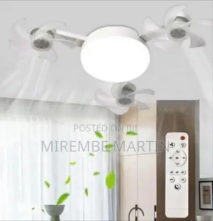 Integrated Multi-Fan LED Ceiling Light Socket Fixture