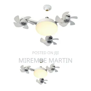 Integrated Multi-Fan LED Ceiling Light Socket Fixture