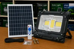 500W Solar LED Flood Light With Panel Remote Control