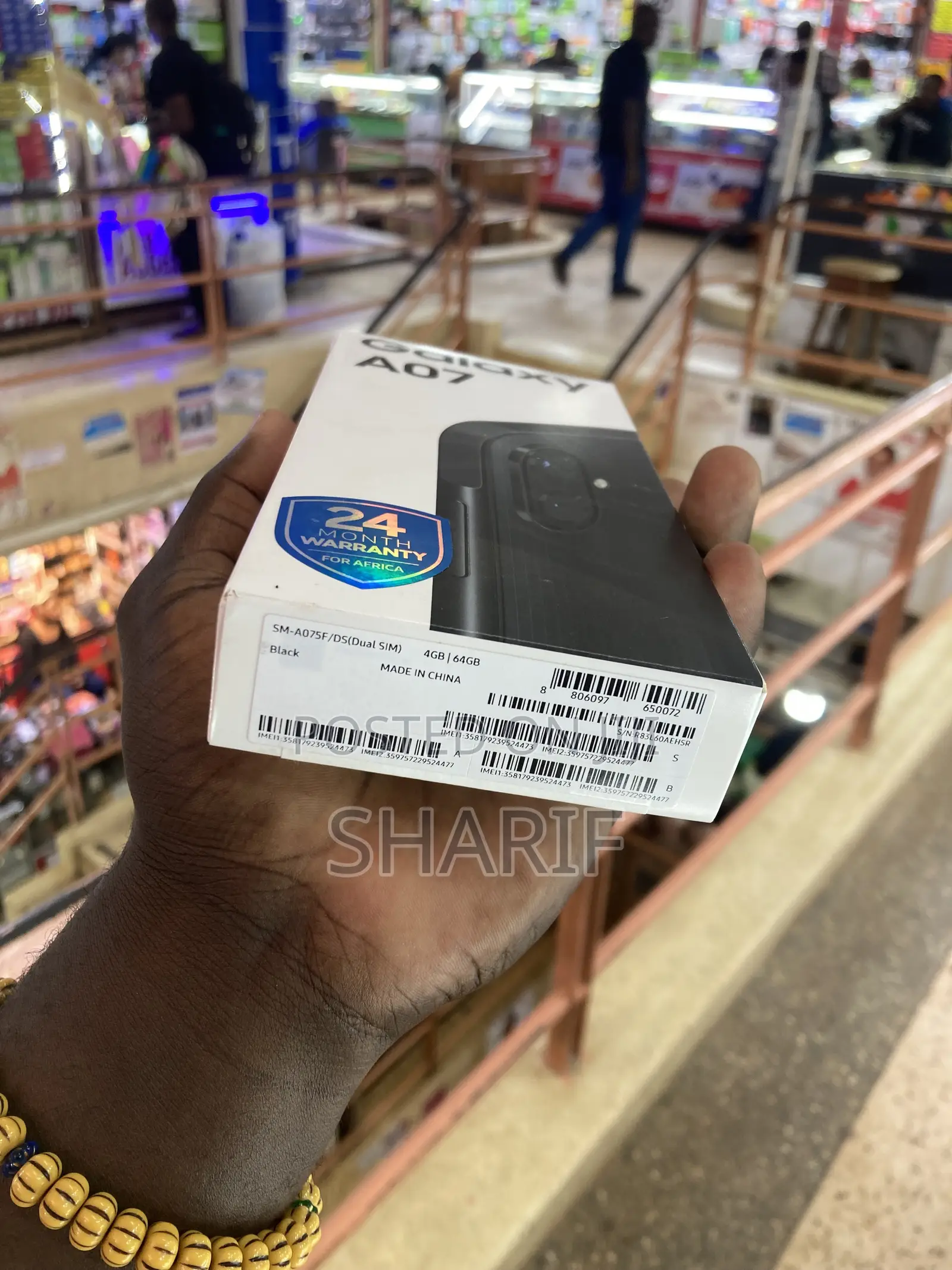 New Samsung Galaxy A07 128 GB Black
