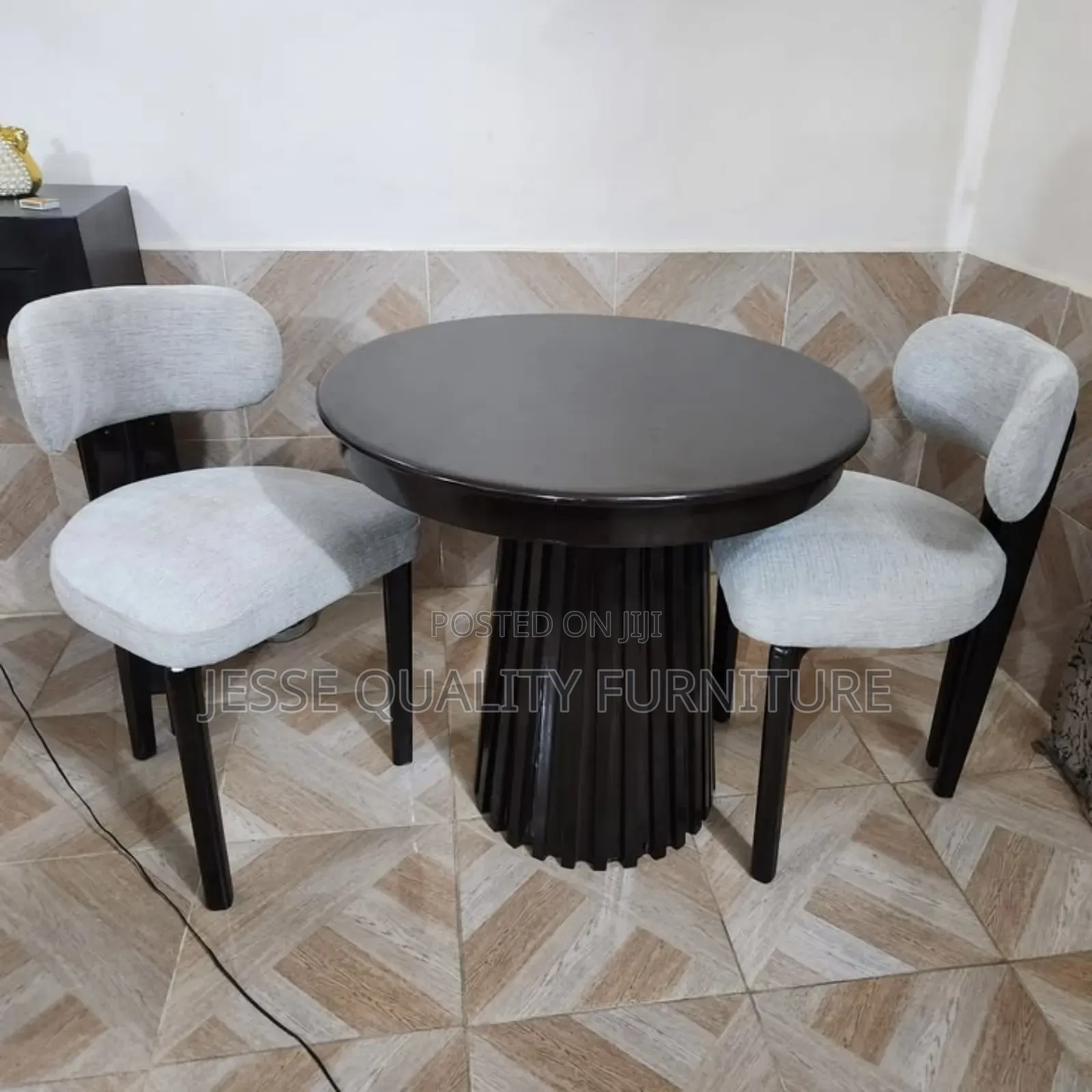 Modern Space Saving Cone Base Two Seater