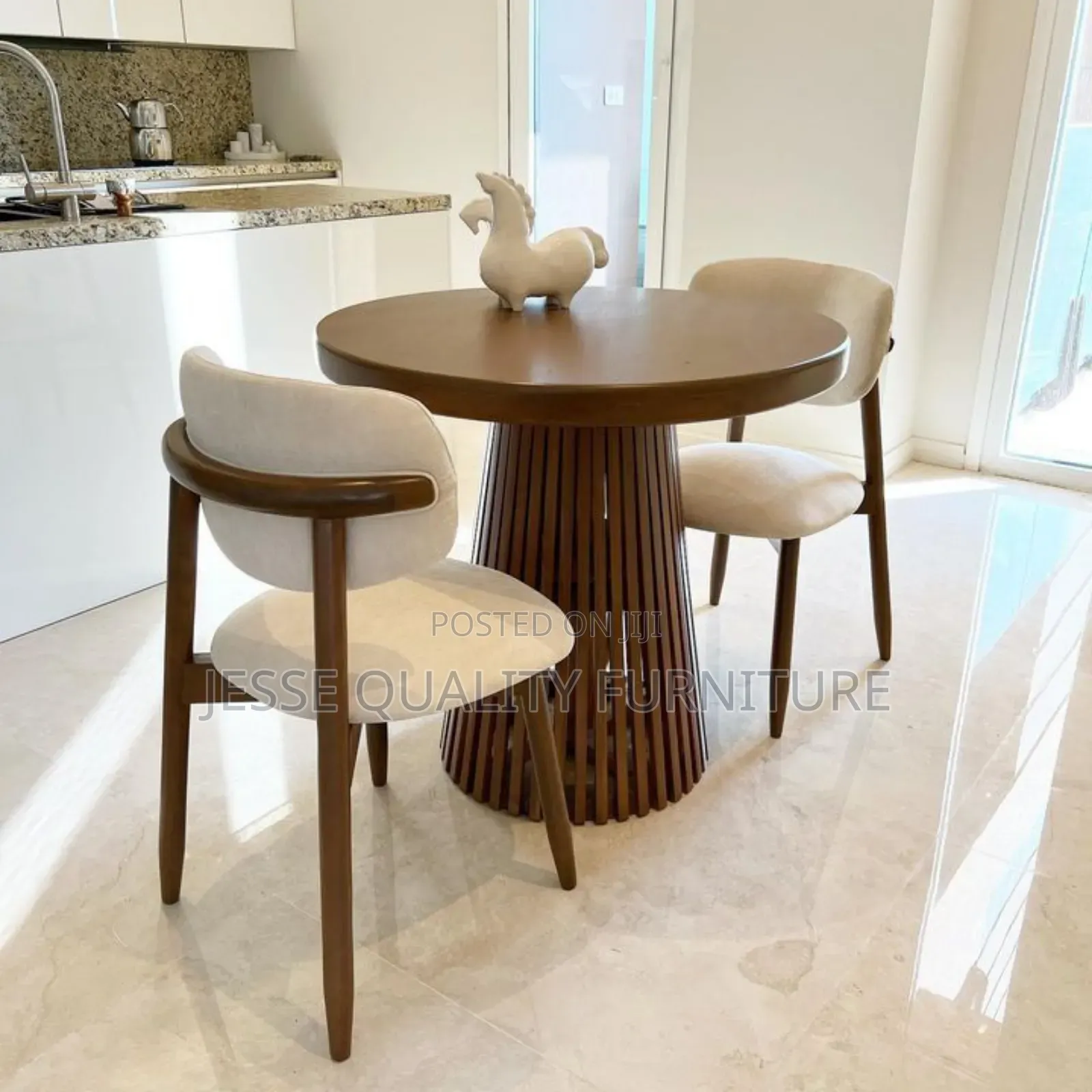 Modern Space Saving Cone Base Two Seater