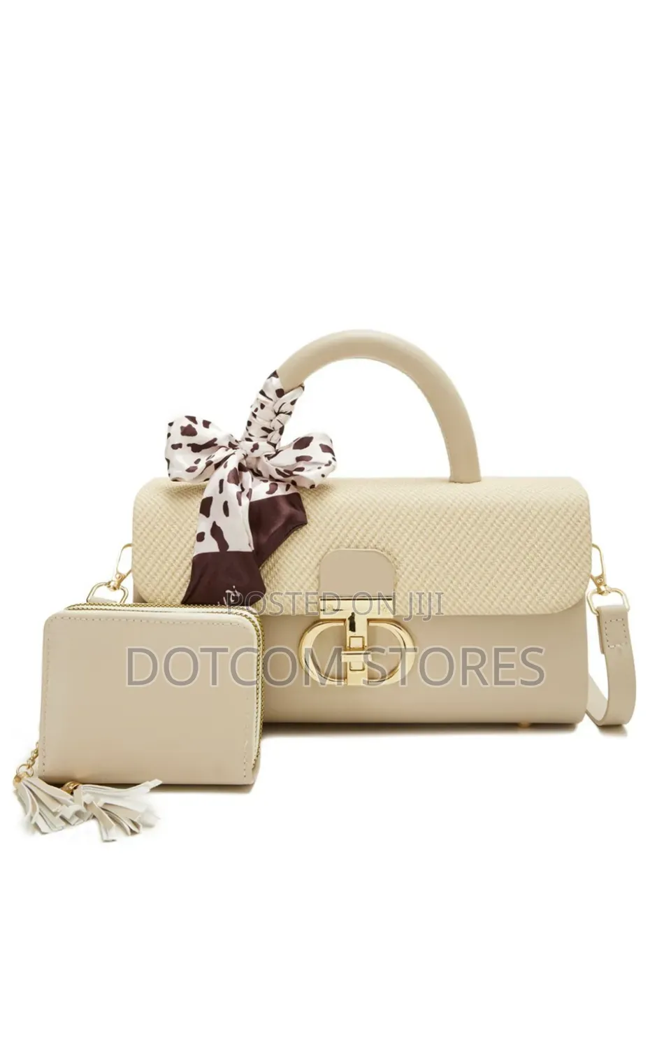 Scarf Handle Wallet Satchel Set