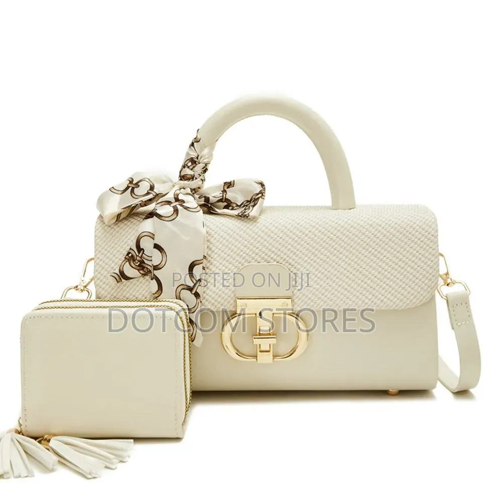 Scarf Handle Wallet Satchel Set
